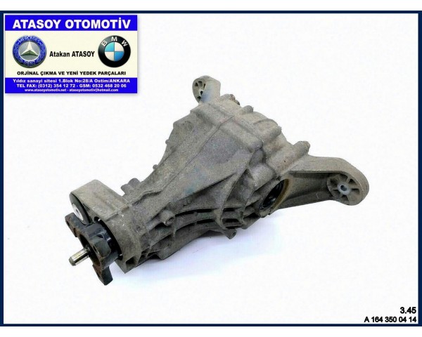 MERCEDES W164 ML320CDI ARKA DEFRANSİYEL 1643500414 A1643500414 ZF-LC 400460424524 ZF 4460060094 - 4460-310-032 - 4460310032 MERCEDES W164 ML ARKA DEFRANSİYEL MERCEDES ML ARKA DEFRANSİYEL MERCEDES GL ARKA DEFRANSİYEL